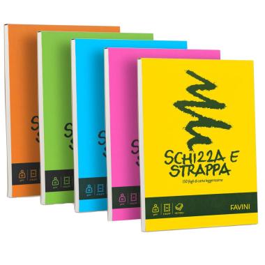 Blocco schizza e strappa a4 150fg
