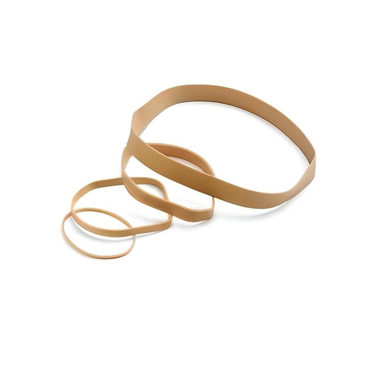 Elastici in gomma a fettuccia verde d.100 kg.1