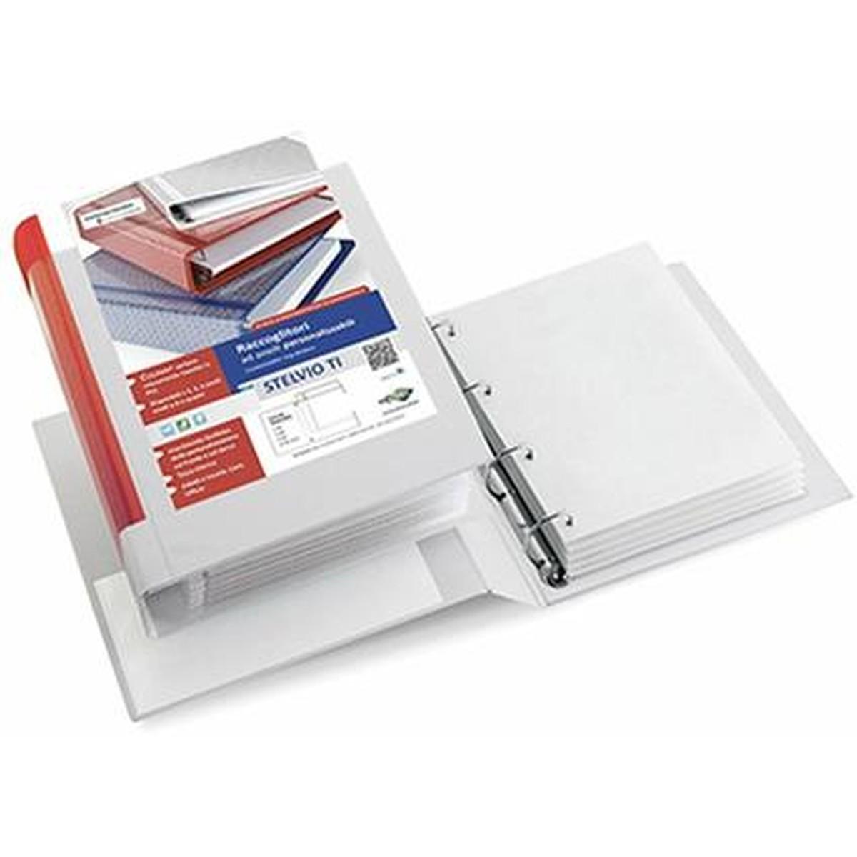 Raccoglitore stelvio ti 25 4d bianco 30x42