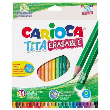 Carioca pastelli tita erasable 24pz