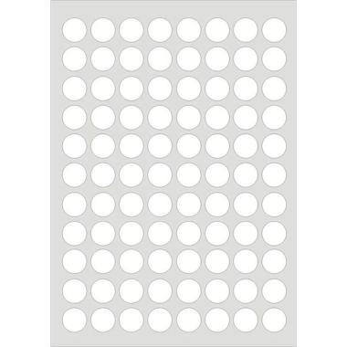 Cf.100 etichette ades. diam.20