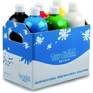 Tempera  acrilico 500ml blu cyan