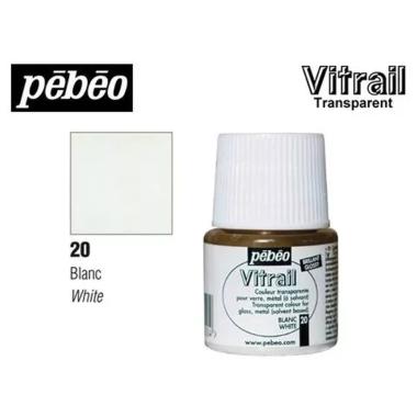 Colori per vetro vitrail 45ml bianco
