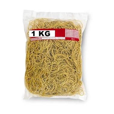 Elastici in gomma  gialli d.30 kg.1