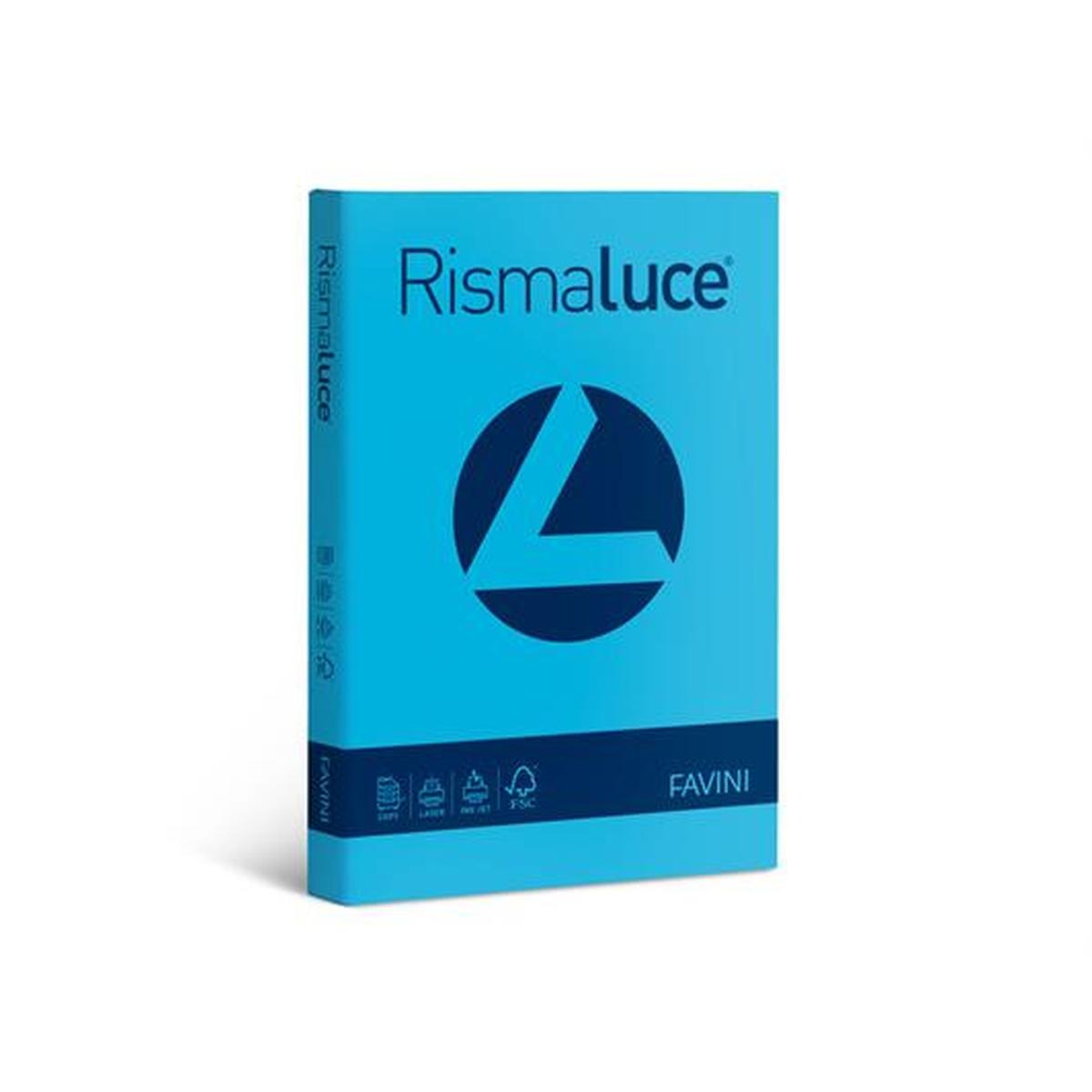 Rismaluce:200 gr  azzurro 55   a4 f125