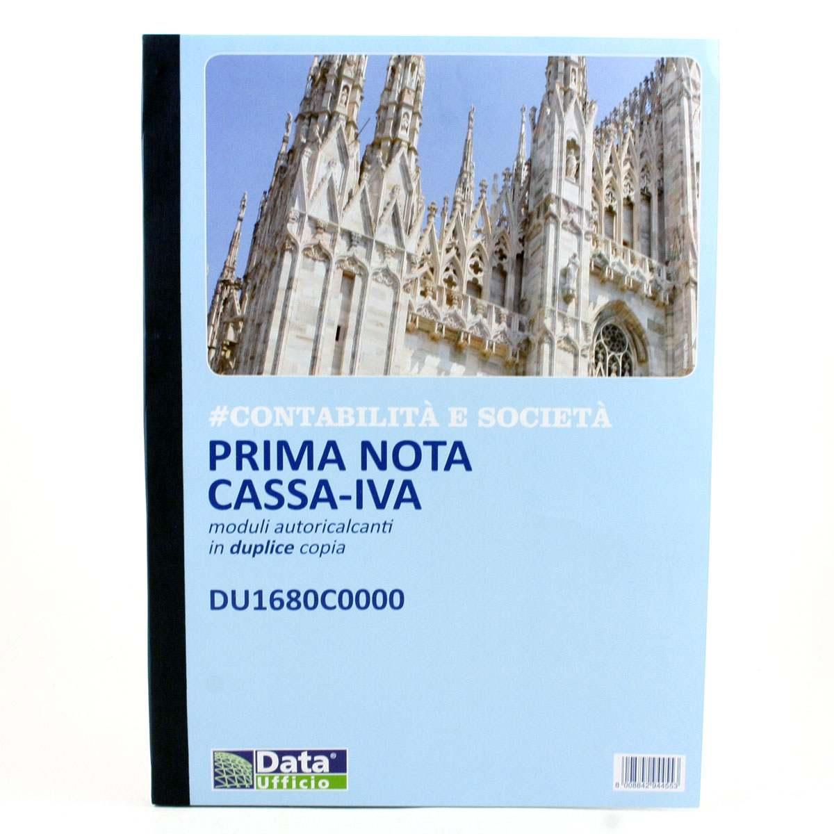 Blocco prima nota cassa/iva 50x2 21x29