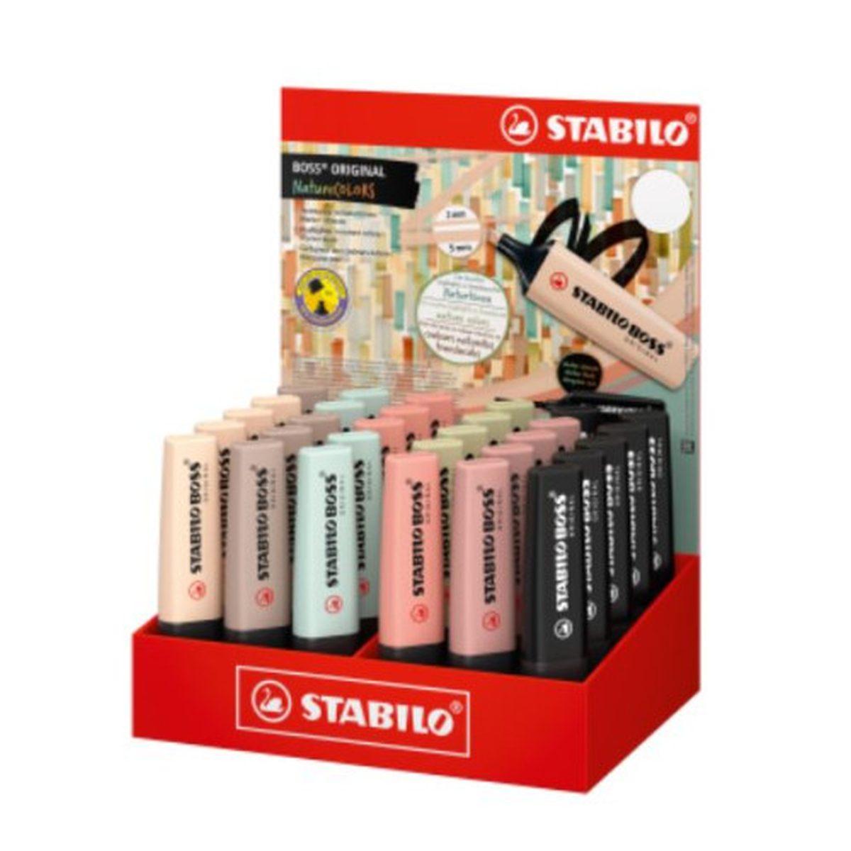 Stabilo boss nature colors display 30pz