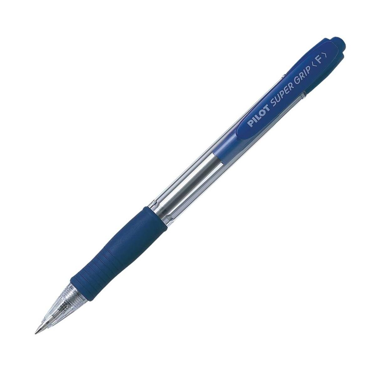 Penna sfera grip punta f cf.12 pz.blu