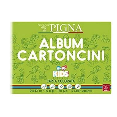 Album cartoncini colorati pigna kids 10ff/sh