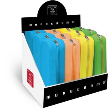 Bustina monocromo in silicone fluo