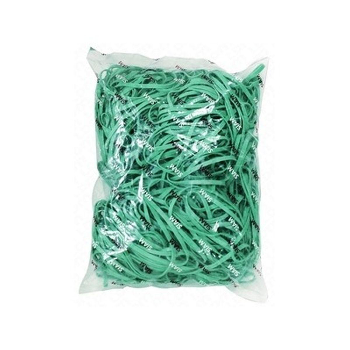 Elastici in gomma a fettuccia verde d.150 kg.1