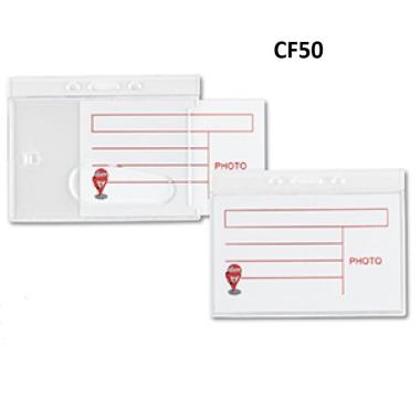 Portanome in plast. rigido pz50