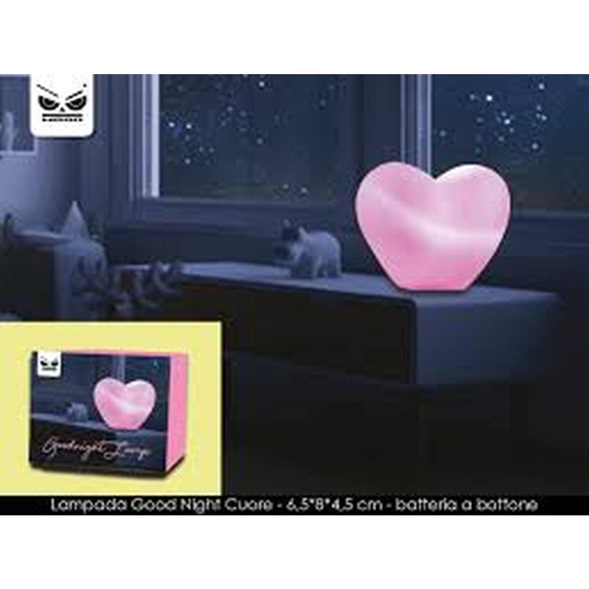 Lampada good night cuore