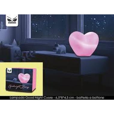 Lampada good night cuore