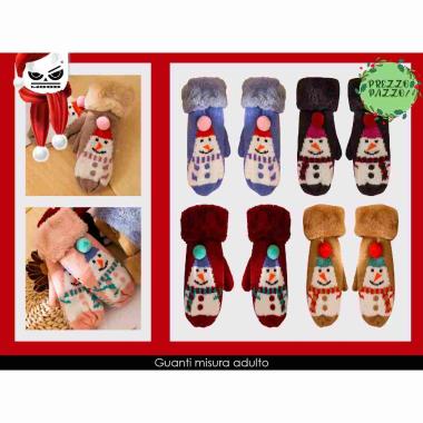 Guantini pupazzo di neve