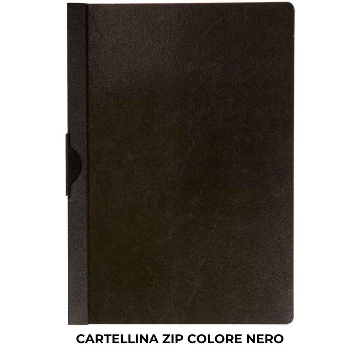 Cartellina clip file nero