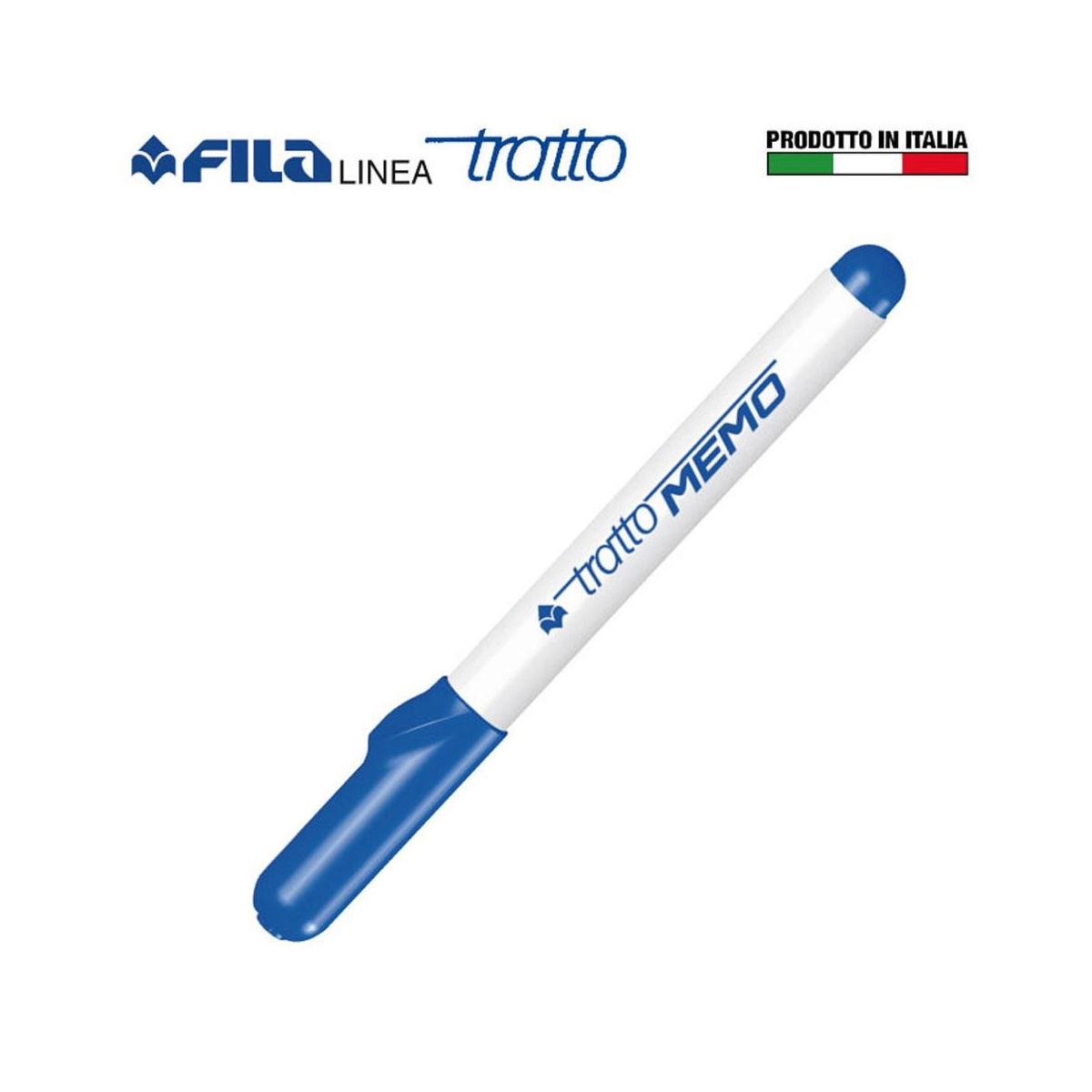 Tratto memo punta tonda cf 12 pz. blu