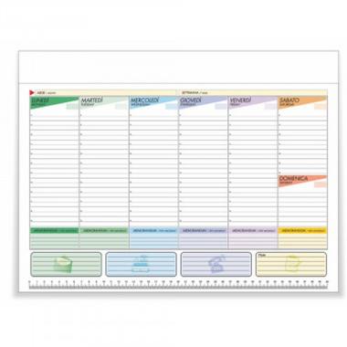 Planning da tavolo settimanale a3