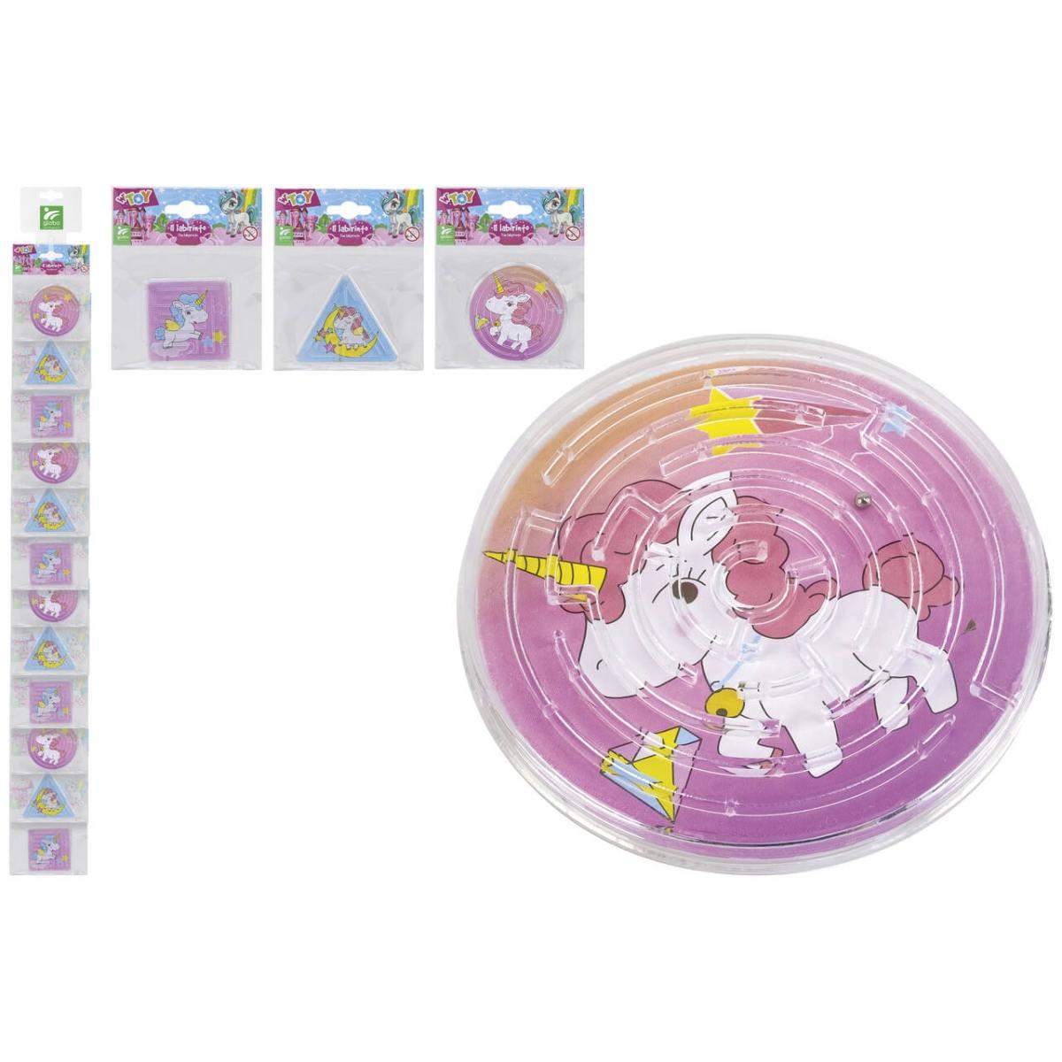 Gioco labirinto unicorno a 12 pz