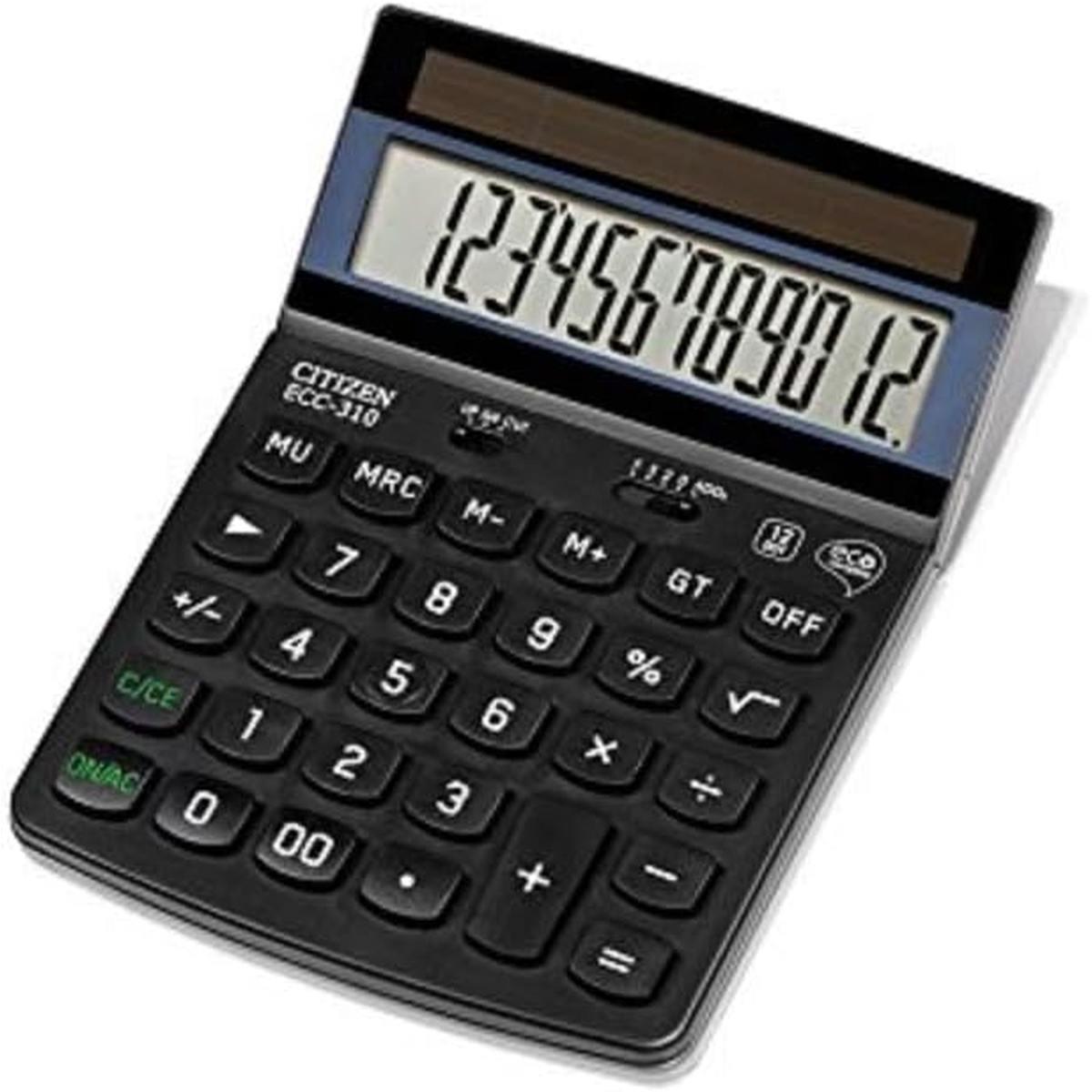 Calcolatrice da banco ecc310 12 cifre