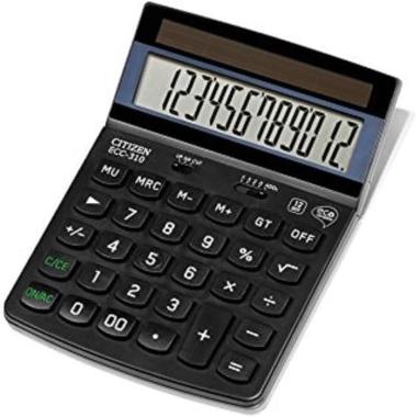 Calcolatrice da banco ecc310 12 cifre