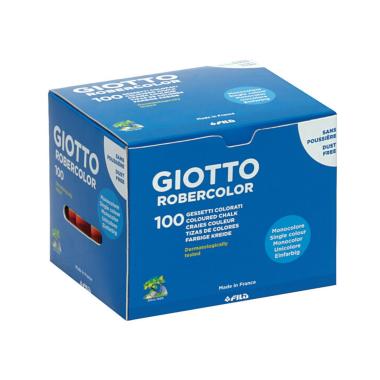 Gesso rotondo rosso astuccio pz.100