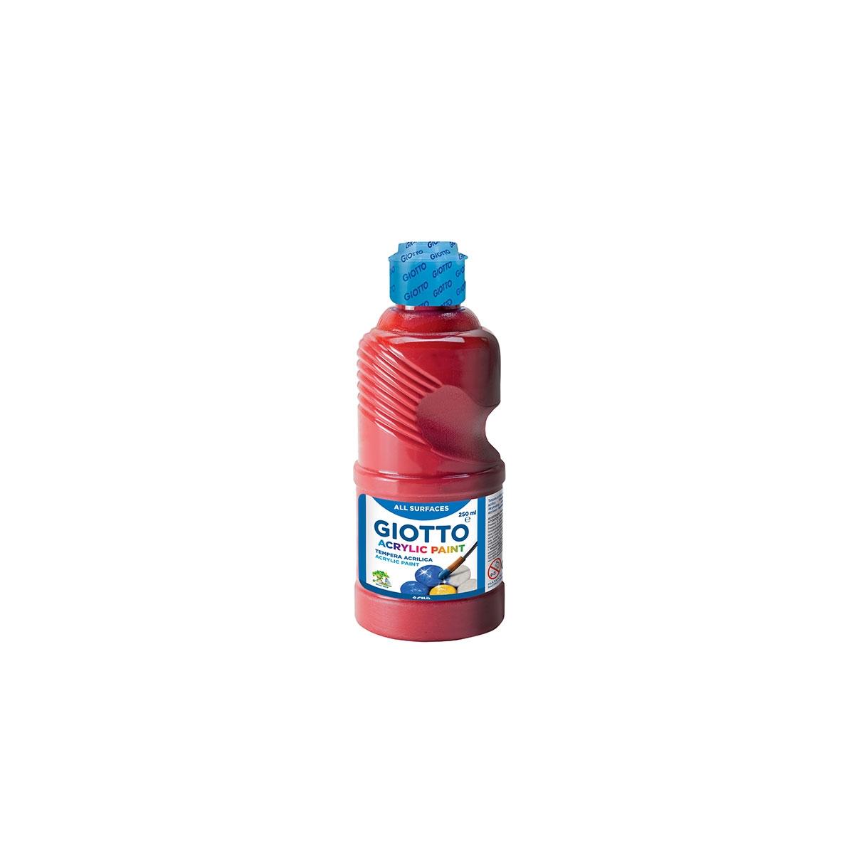 Giotto tempera acrilica 250 ml rosso