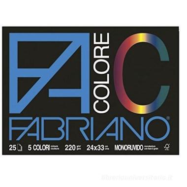 Blocco colore 24x33 gr.220 f.to fg.25