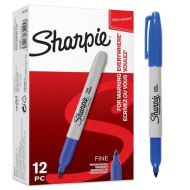 Marker sharpie fine pz.12 blu