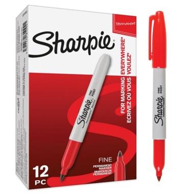 Marker sharpie fine pz.12 rosso