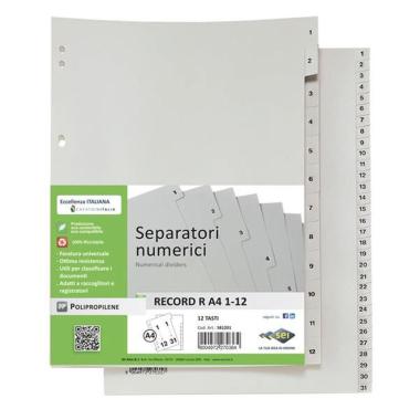 Separatori in pvc a 31t. num. f.to a4