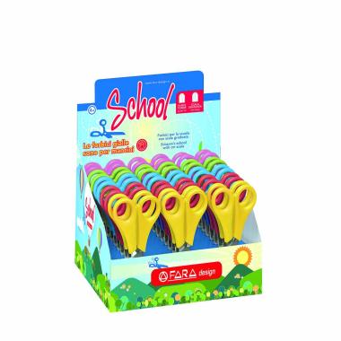 Esp 24 forbici scuola + 6 mancine