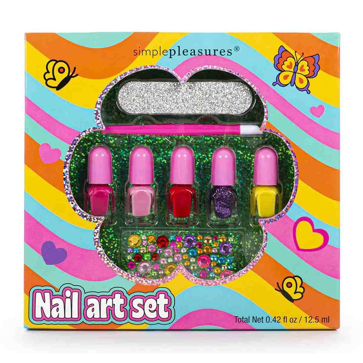Nail art set gems tri-coastal groovy feelings