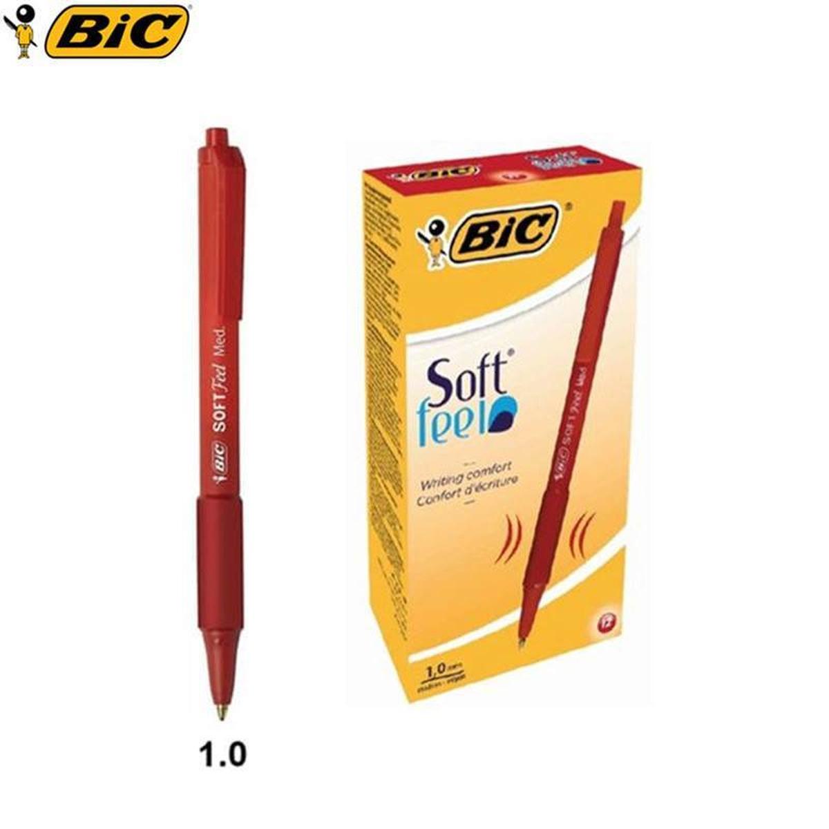 Penna sfera soft feel clic grip 12pz rosso