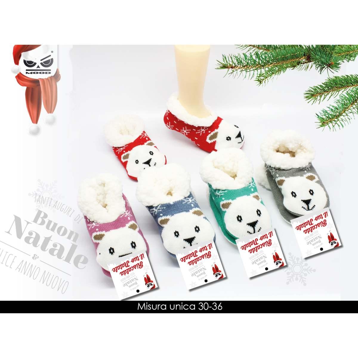 Ciabattine antiscivolo bambino orso