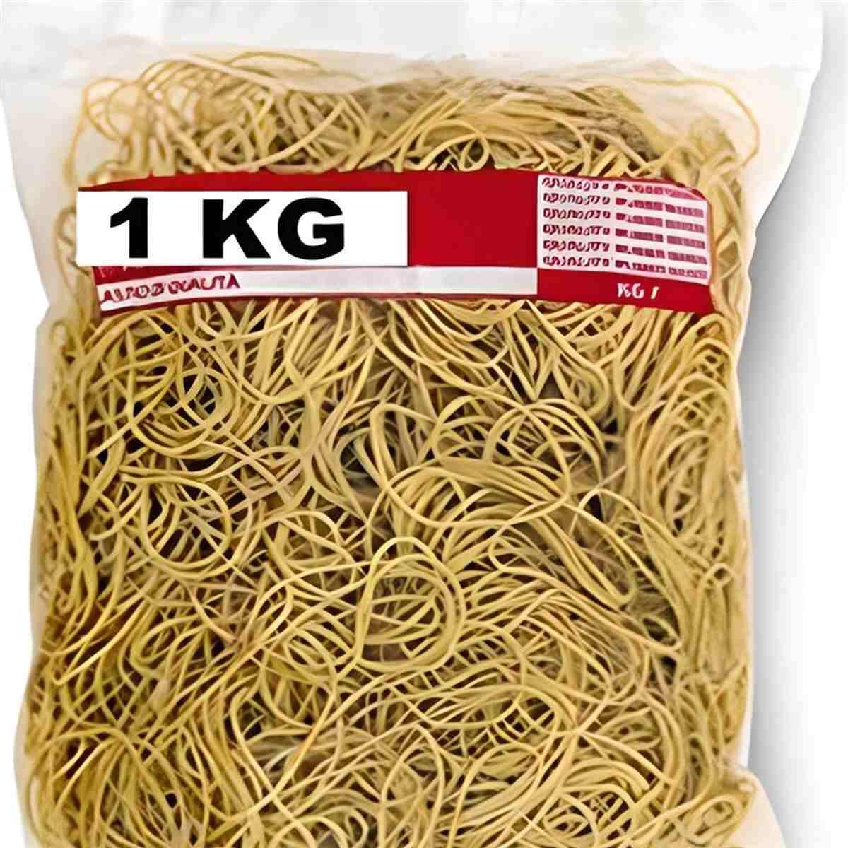 Elastici in gomma gialli d.20 kg.1