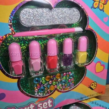 Nail art set glitter tri-coastal groovy feelings