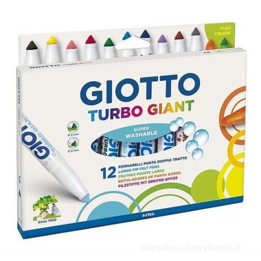 Giotto pennarelli giant pastel 12pz