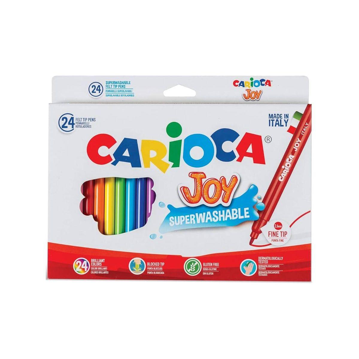 Carioca pennarelli joy scatola 24pz