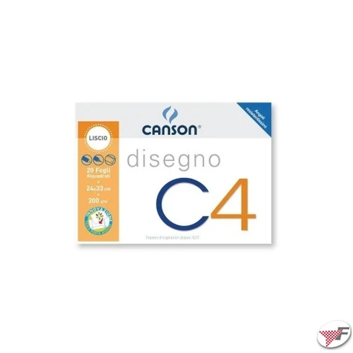 Blocco dis.oxford c4 20 ff liscio sq 24x33