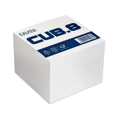 Cubo bianco 9,5x9,5 700fg