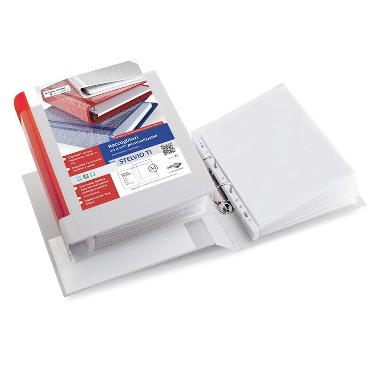 Raccoglitore stelvio ti 65 a4 4d bianco