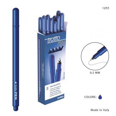 Tratto pen cf. 12 pz. blu metal