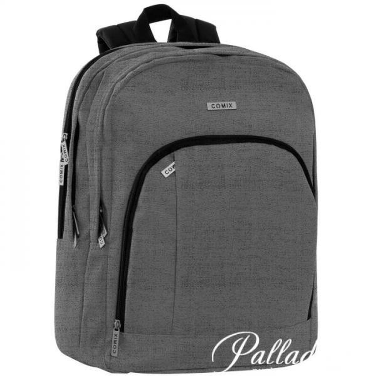 Zaino organizzato comix grigio melange 23