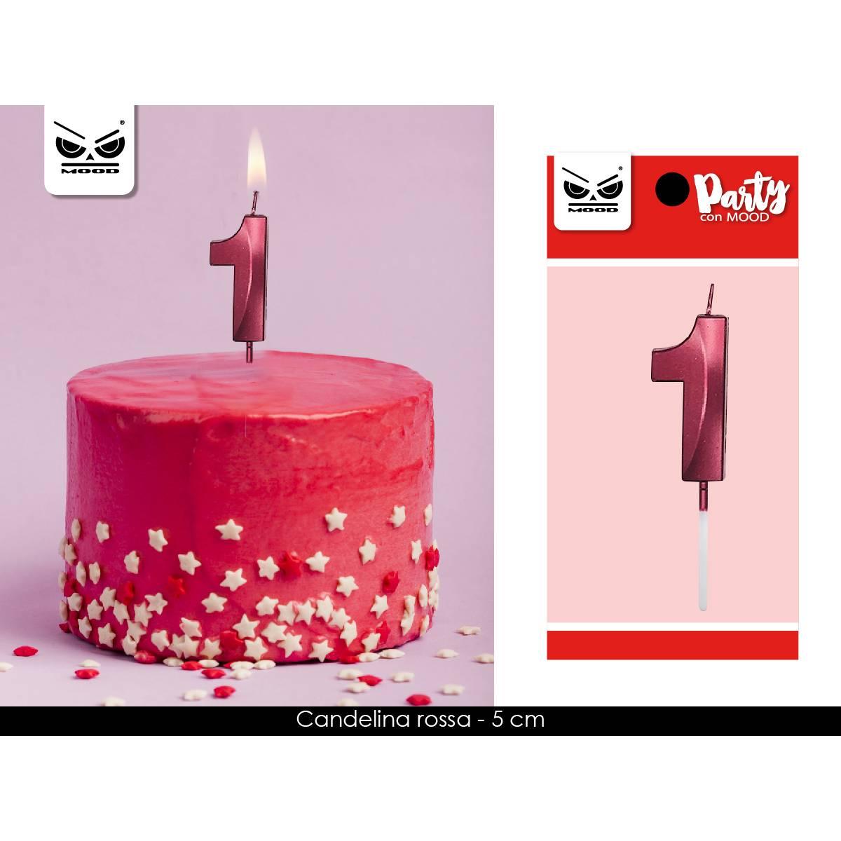 Candelina rossa num 1