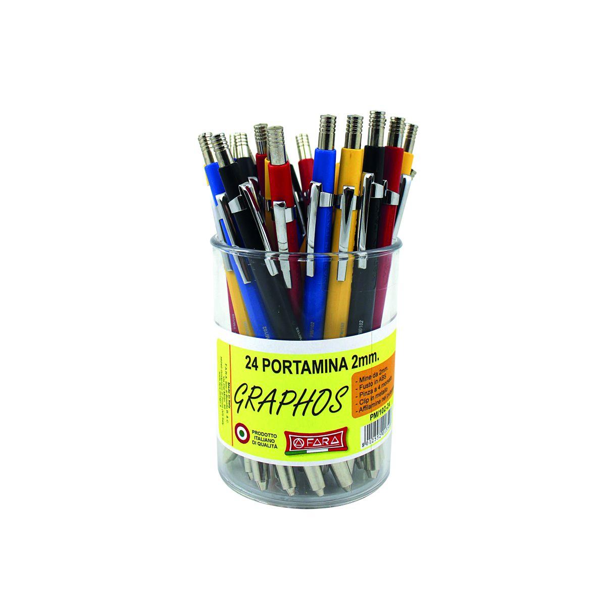 Barattolo 24 portamina 2mm