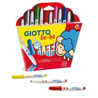 Giotto bebe' astuccio 12 pennarelli new