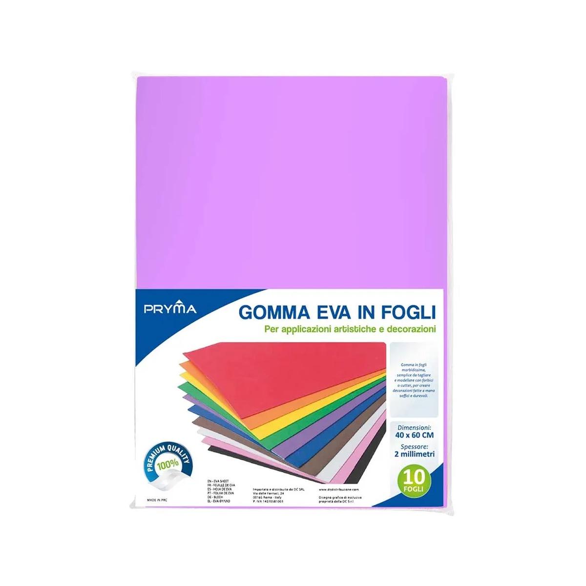 EVA foam GLITTER 1fg. 40x60cm col. LAVANDA