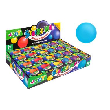 Pallina cm 4.5 glow in the dark 24 pz