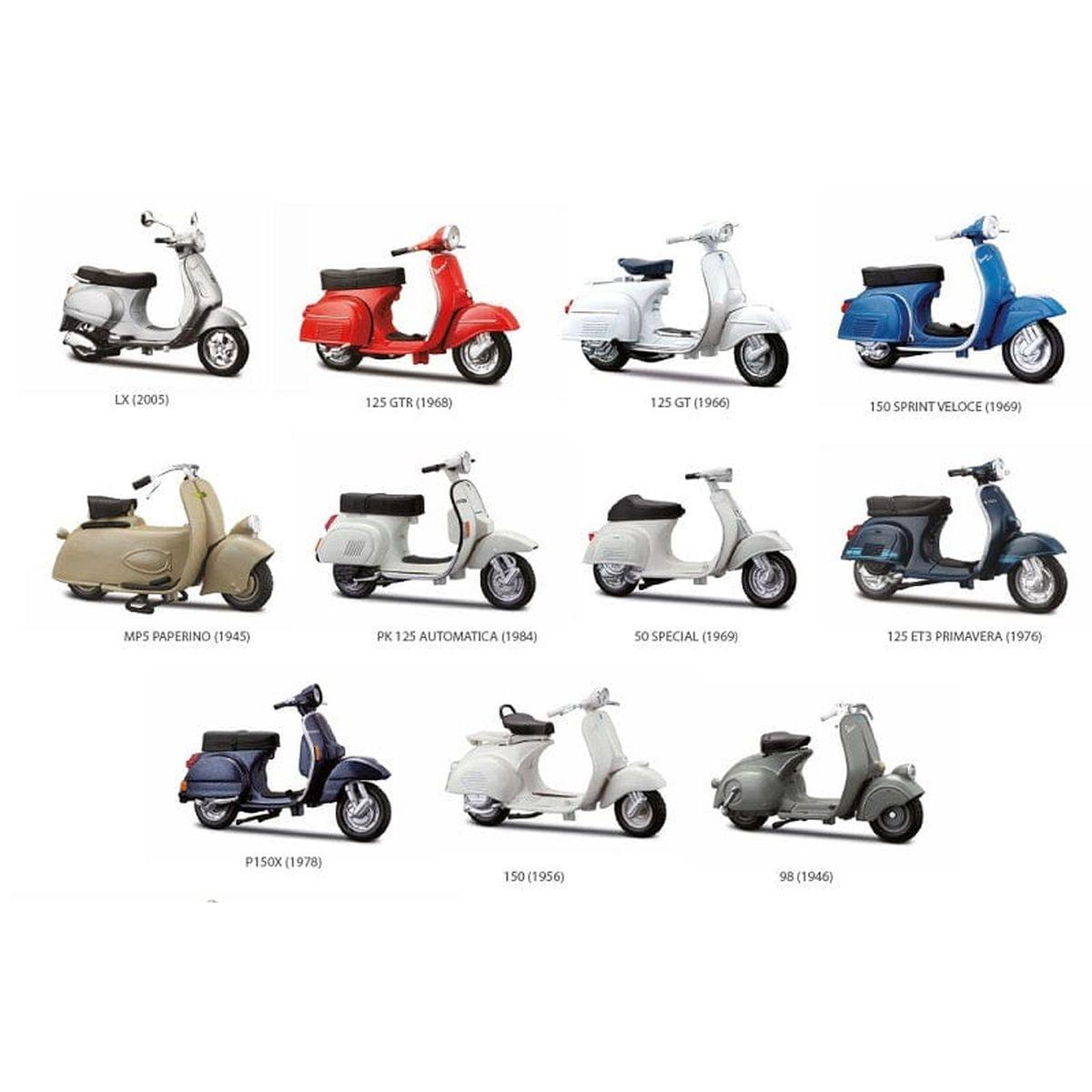 Collezione burago vespa 1:18